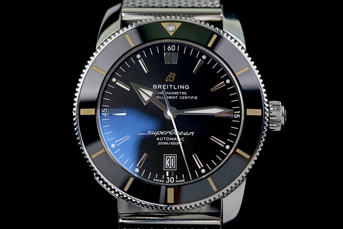 Breitling Superocean Heritage II 46, Box + Zertifikat, Top Zustand, Neuer Service – Bild 4