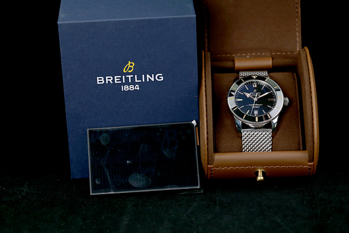 Breitling Superocean Heritage II 46, Box + Zertifikat, Top Zustand, Neuer Service – Bild 13