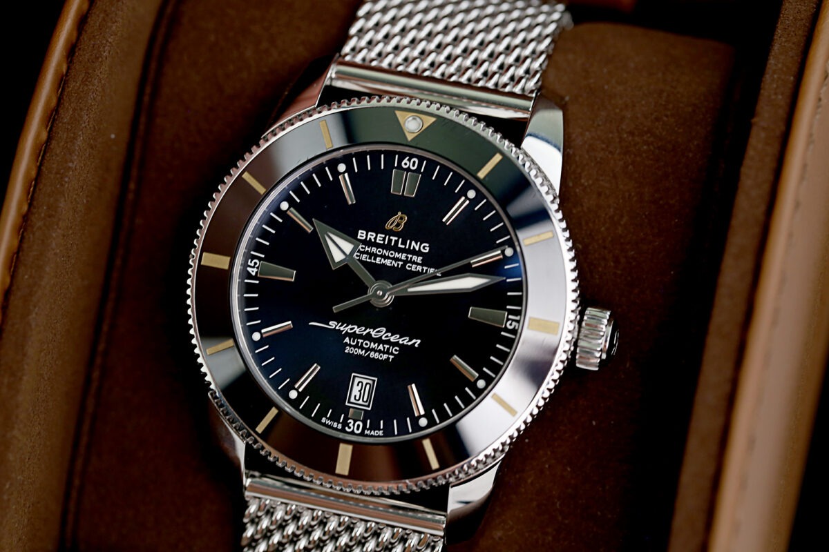 Breitling Superocean Heritage II 46, Box + Zertifikat, Top Zustand, Neuer Service – Bild 11