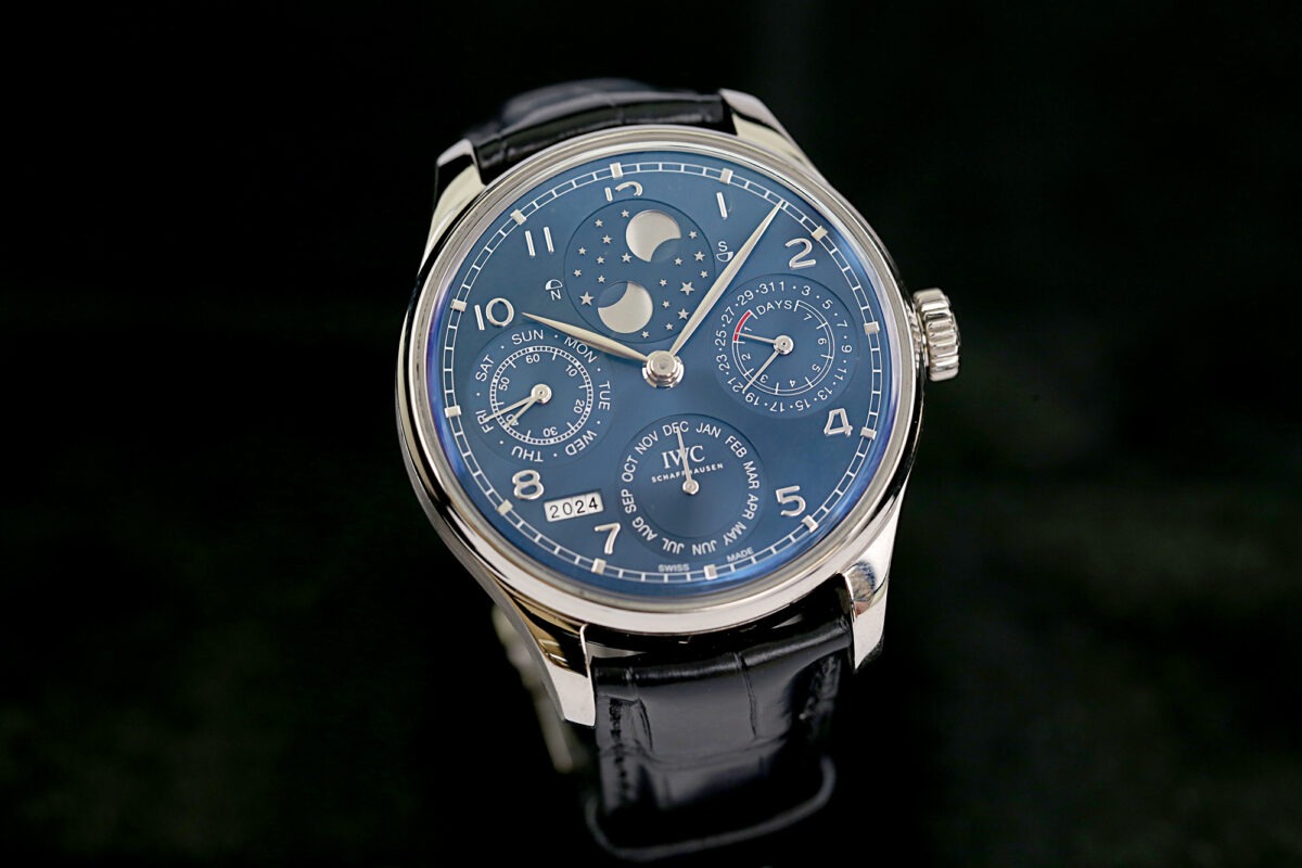 IWC Portugieser Ewiger Kalender, Perpetual Calendar, 18Karat Weißgold