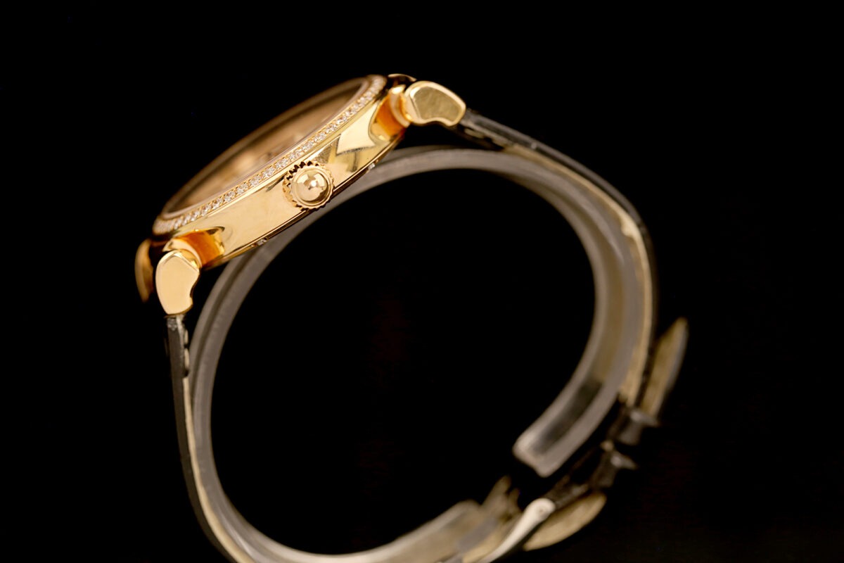 IWC Da Vinci Automatic 36, Ref: IW4583, 18k. Rosegold, Factory Diamantbesatz, Weißes Blatt – Bild 7