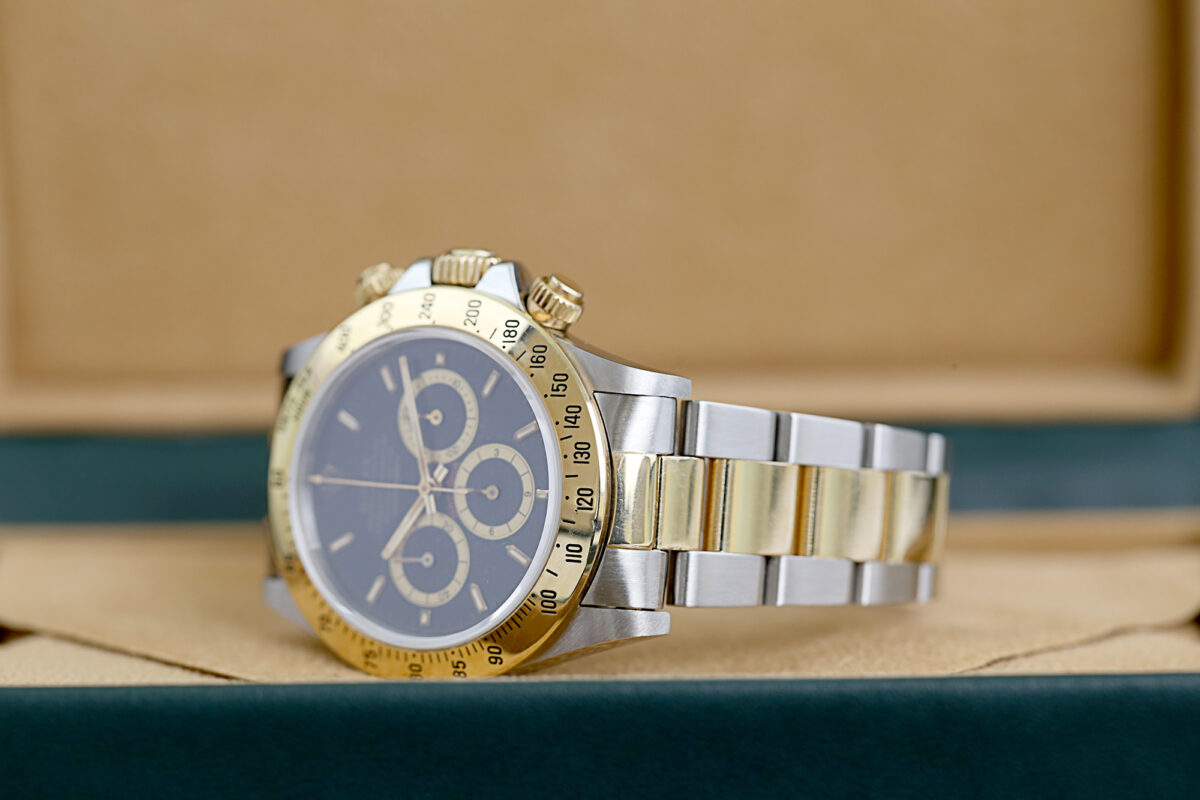 Rolex Daytona, Ref: 16523, inverted 6, Sternen Blatt, Stahl/Gold, vintage – Bild 12