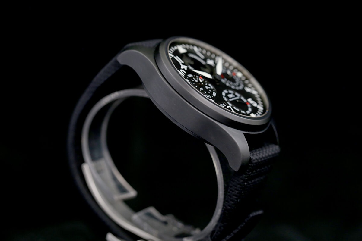 IWC Große Fliegeruhr Top Gun Perpetual Calendar Big Pilot, IWC Box & Garantiekarte, Keramik, Top Gangwerte und Zustand – Bild 5