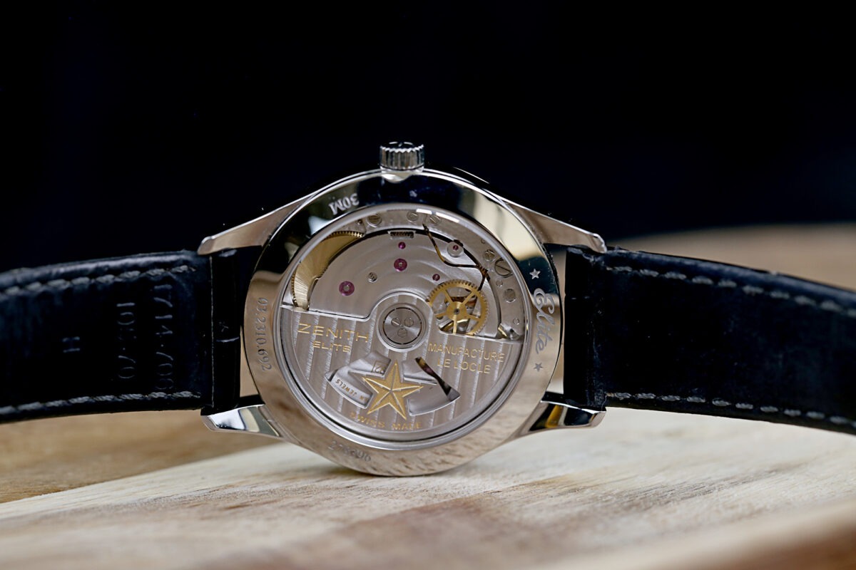 Zenith Elite Ultra Thin, Lady, Mondphase, Automatik, Zenith Garantiekarte, Glasboden – Bild 11