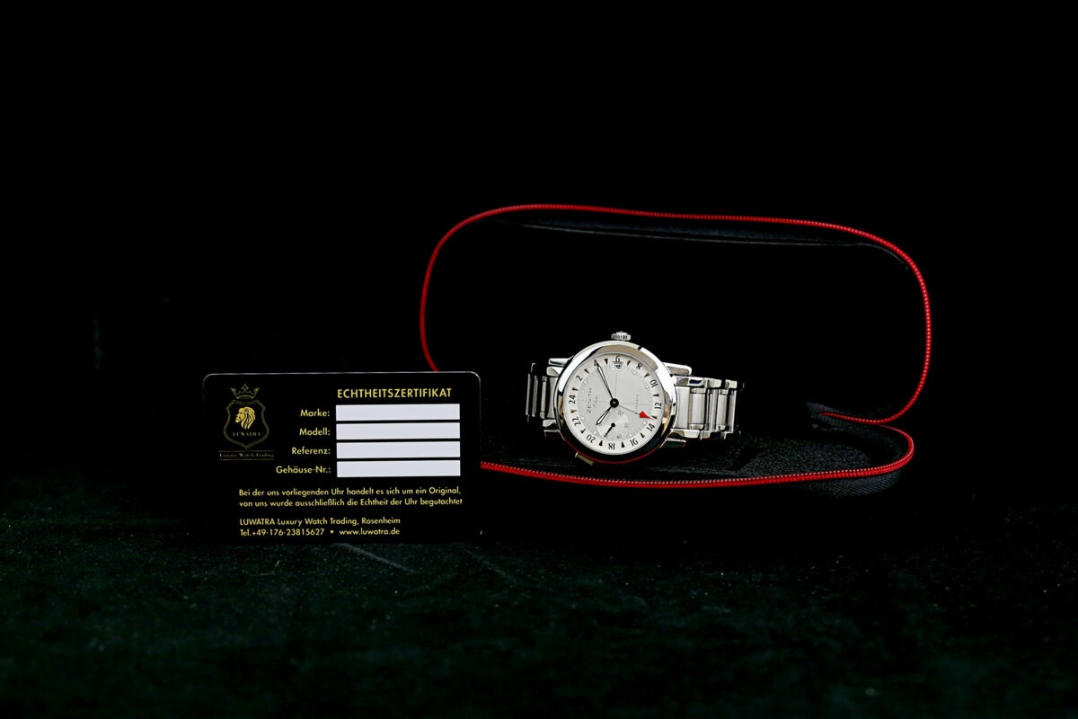 Zenith Port Royal, Royal V Dual Time, 38mm, Gmt, Automatik, Glasboden – Bild 14