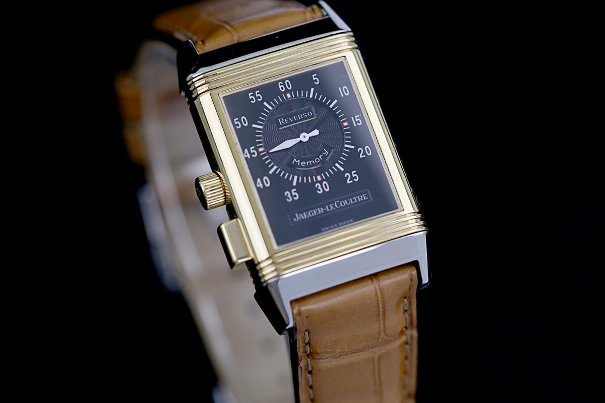 Jaeger-LeCoultre Reverso Memory, Stahl/Gold, 23 x 39mm, Handaufzug – Bild 4