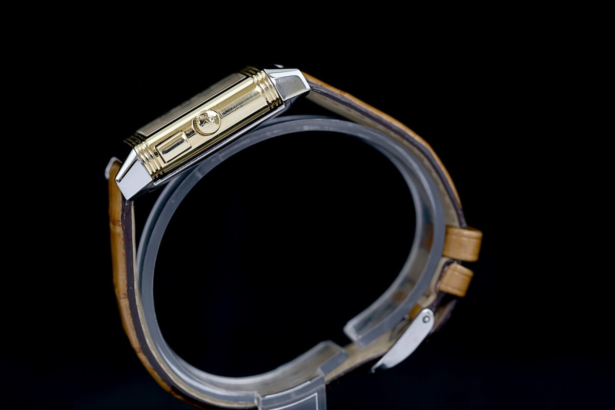 Jaeger-LeCoultre Reverso Memory, Stahl/Gold, 23 x 39mm, Handaufzug – Bild 8