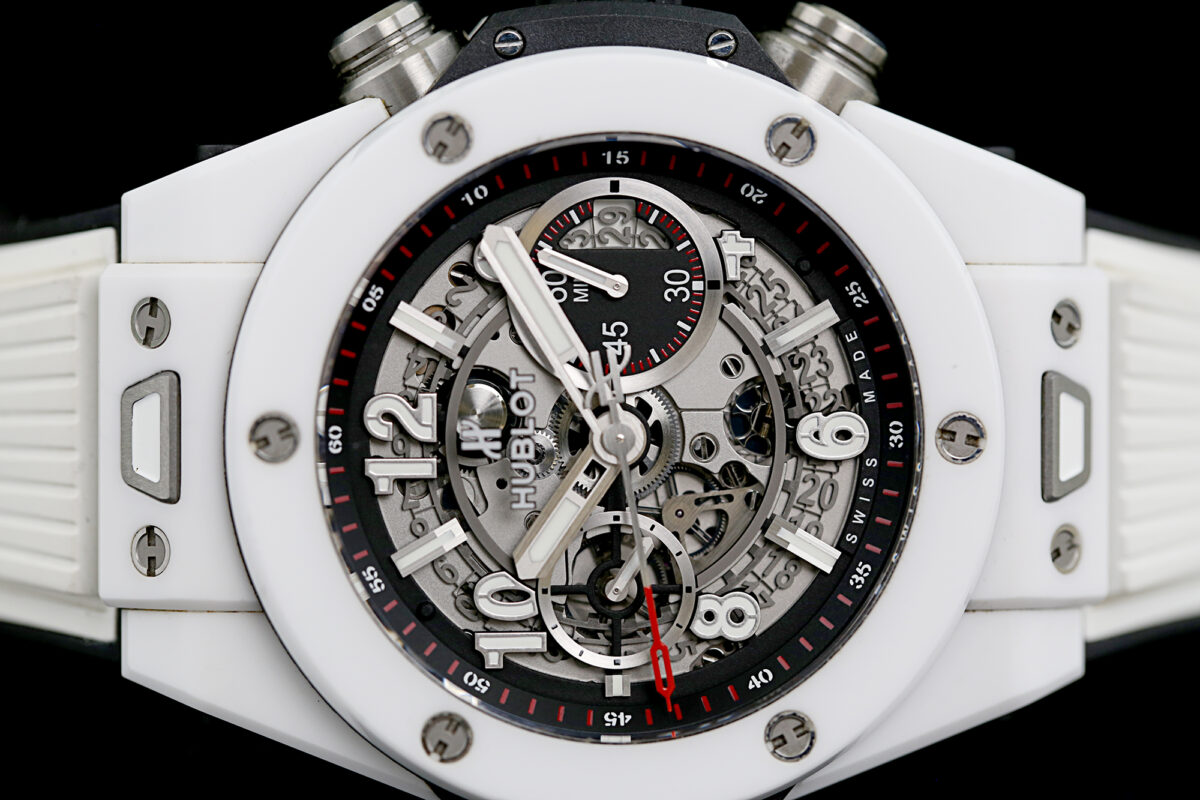 Hublot Big Bang Unico White, Hublot Box & Garantiekarte, Skeletton, 45mm, Schöner Zustand – Bild 13