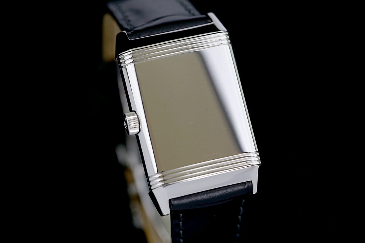 Jaeger-LeCoultre Reverso Grande Taille 270.8.62 Top condition, Jl clasp, Silver dial, manuel winding – Bild 4