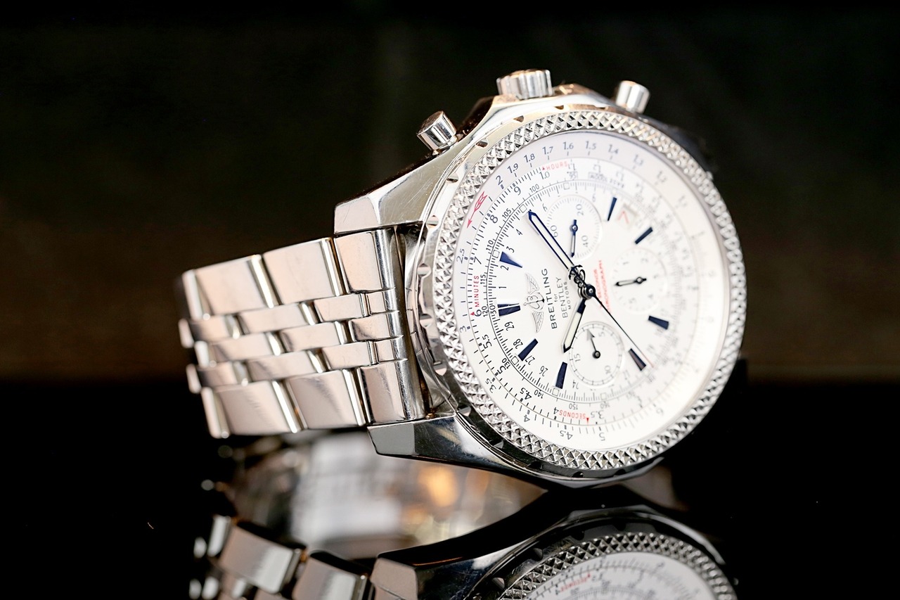 Breitling Bentley Motors A25362 Box Papiere 49mm, silver dial, Automatic