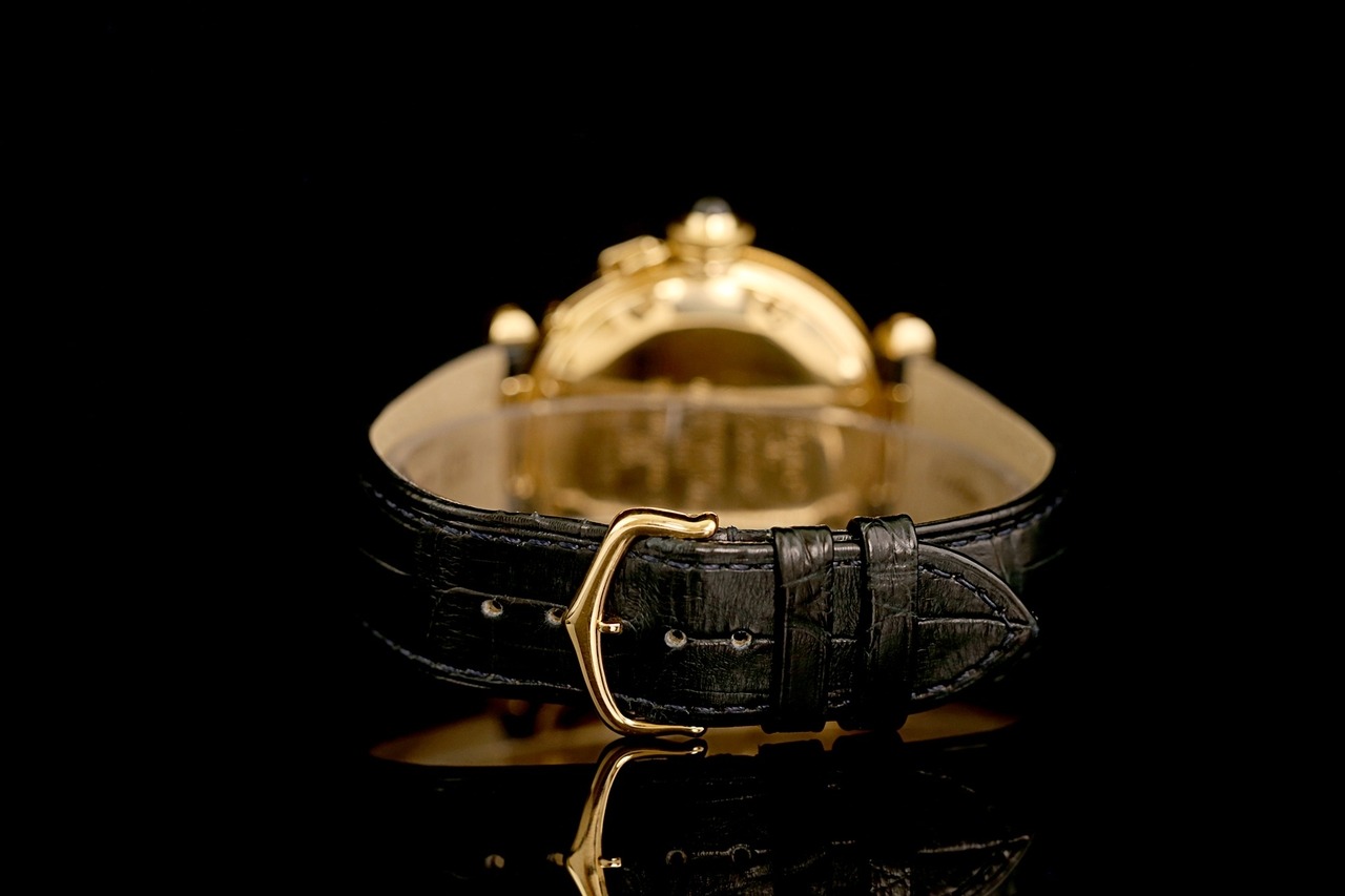 Cartier Pasha, Ref: 1991, Gelbgold, Automatik, Mens-Size