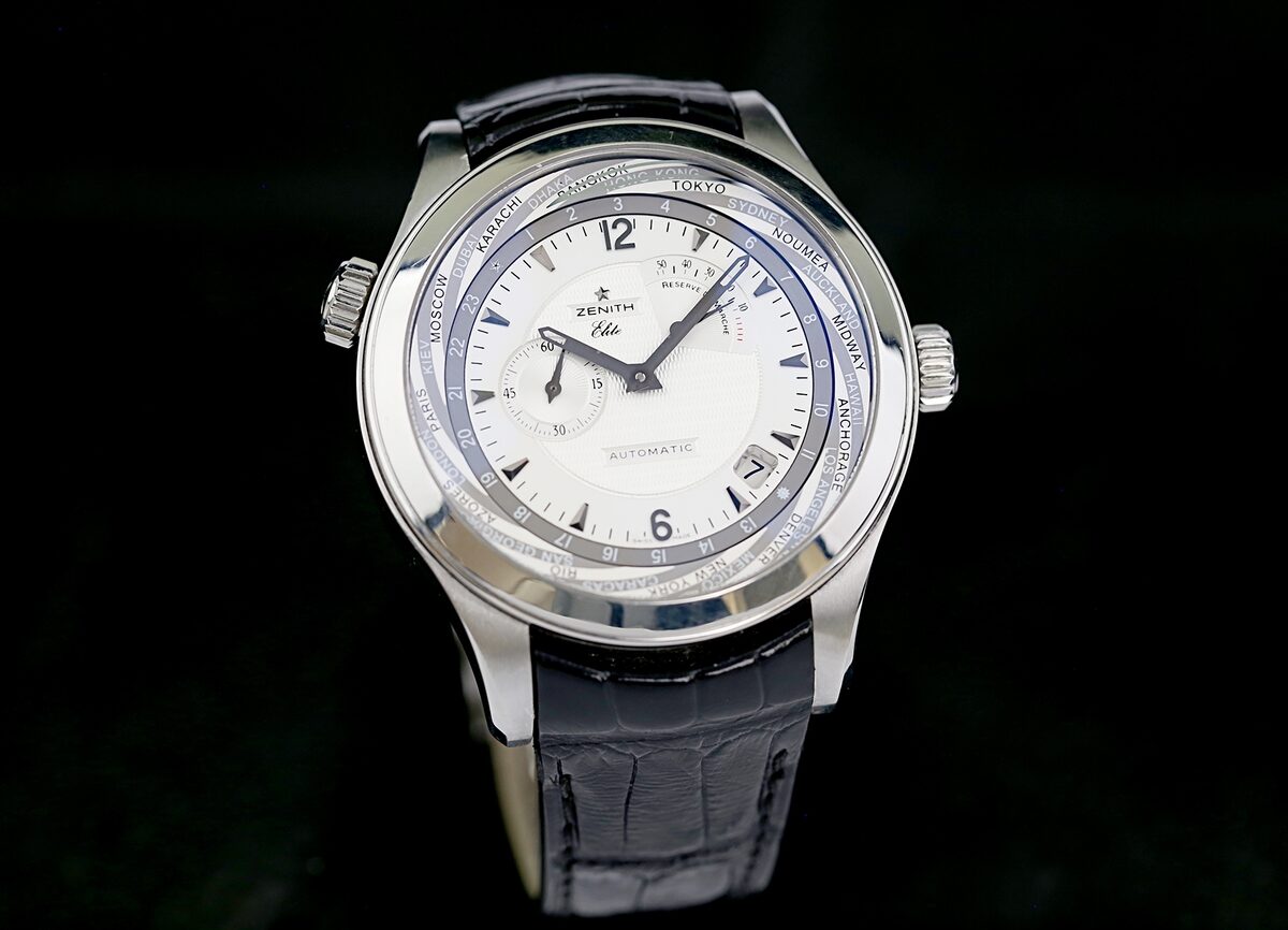 Zenith Class Traveller Multicity, 03.0520.687  Worldtime, Automatic, open caseback, 44mm